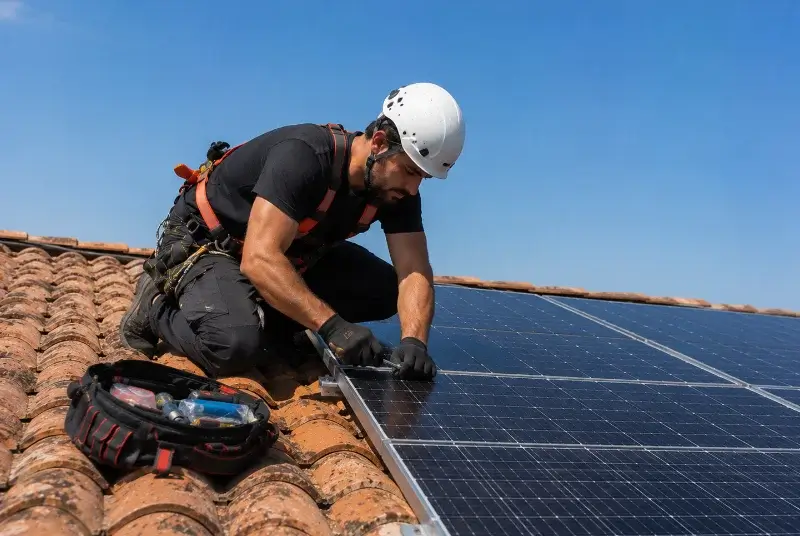 Maintenance et monitoring de panneaux solaires à Beaumont-Monteux